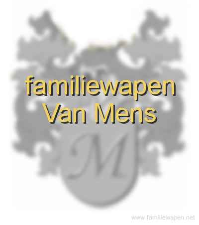 familiewapen Van Mens