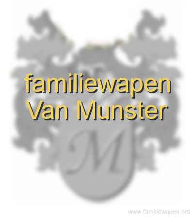 familiewapen Van Munster