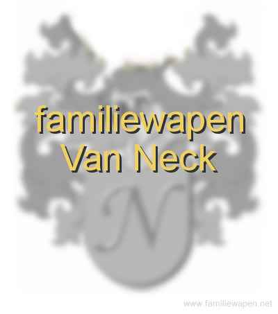 familiewapen van Neck