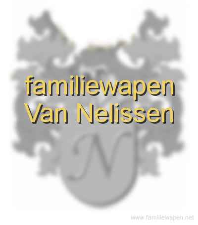 familiewapen Van Nelissen