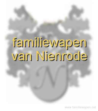 familiewapen van Nienrode