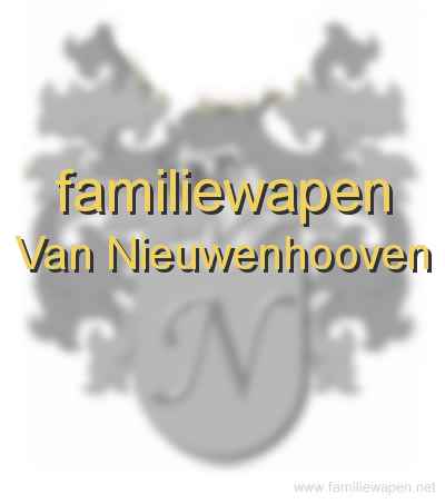 familiewapen Van Nieuwenhooven