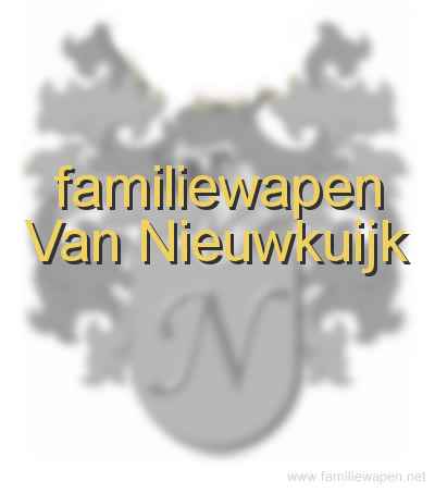 familiewapen Van Nieuwkuijk