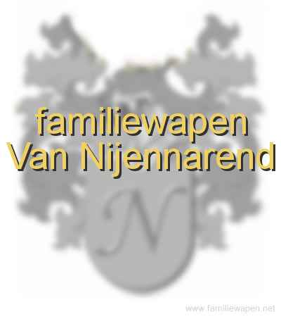 familiewapen Van Nijennarend