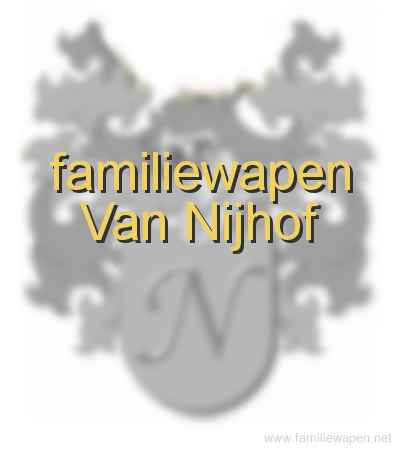 familiewapen Van Nijhof