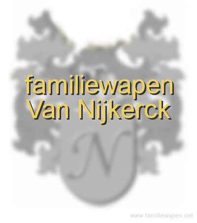 familiewapen Van Nijkerck