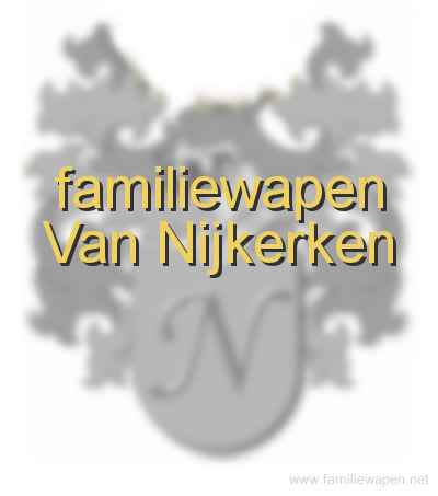 familiewapen Van Nijkerken