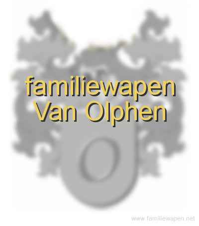 familiewapen Van Olphen