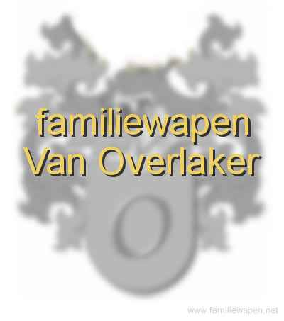 familiewapen Van Overlaker