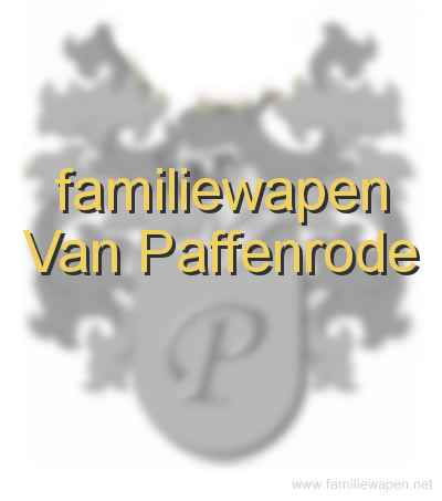 familiewapen Van Paffenrode