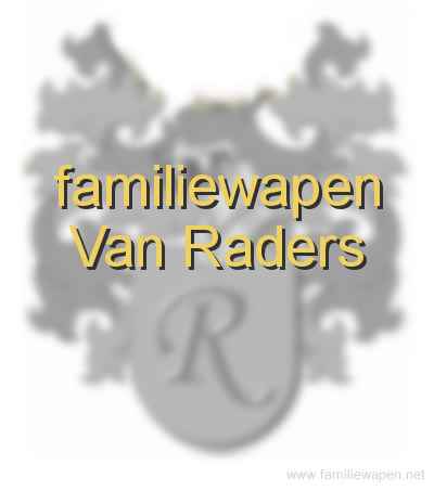 familiewapen Van Raders