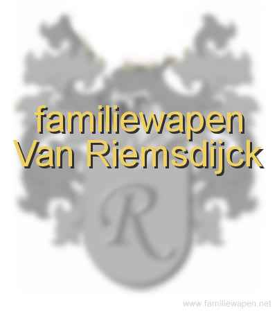 familiewapen Van Riemsdijck