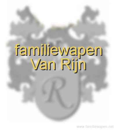 familiewapen Van Rijn