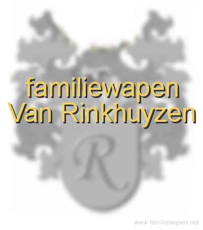 familiewapen Van Rinkhuyzen