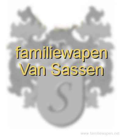 familiewapen Van Sassen