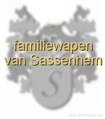 familiewapen van Sassenhem