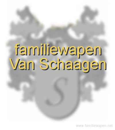 familiewapen Van Schaagen