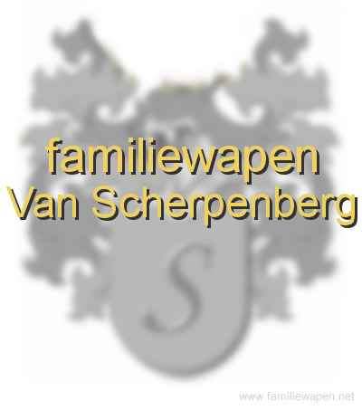 familiewapen Van Scherpenberg