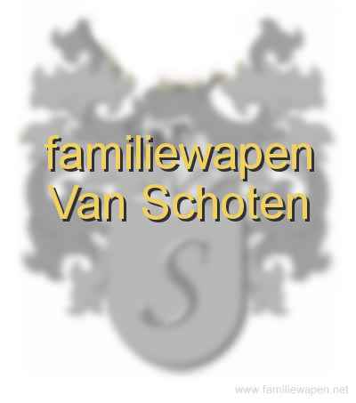 familiewapen Van Schoten