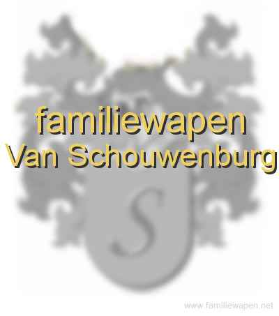 familiewapen Van Schouwenburg