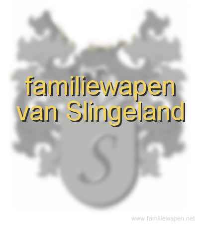 familiewapen van Slingeland