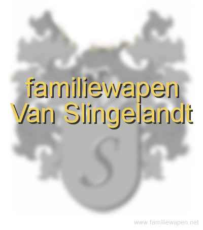 familiewapen van Slingelandt