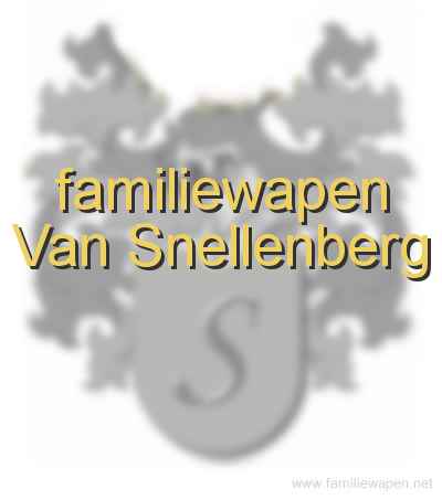 familiewapen Van Snellenberg