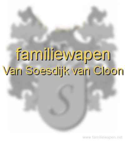 familiewapen Van Soesdijk van Cloon