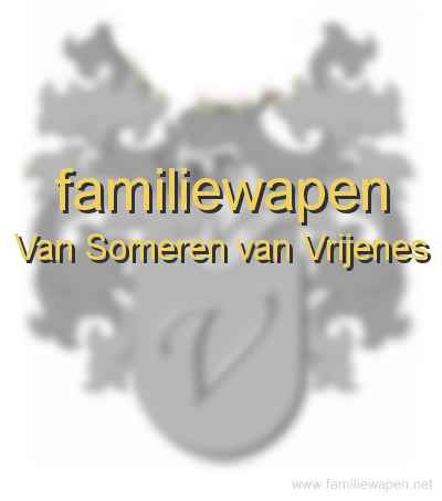 familiewapen Van Someren van Vrijenes