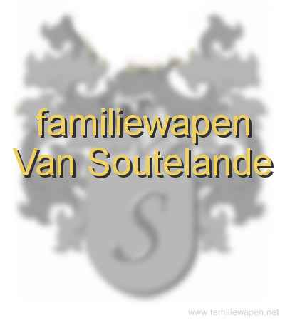 familiewapen Van Soutelande