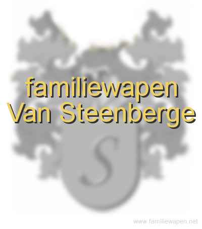 familiewapen Van Steenberge