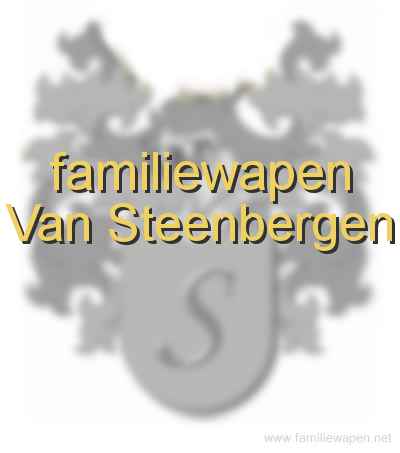 familiewapen Van Steenbergen