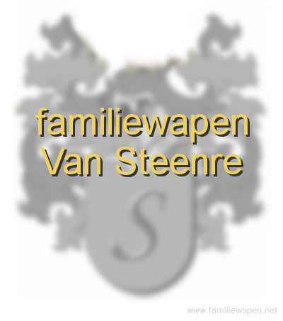 familiewapen Van Steenre