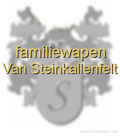 familiewapen Van Steinkallenfelt