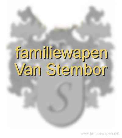 familiewapen Van Stembor