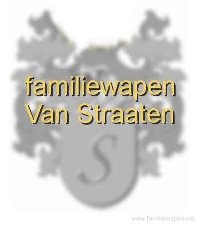 familiewapen Van Straaten