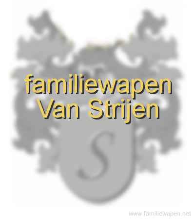 familiewapen Van Strijen