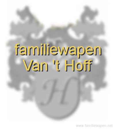 familiewapen Van 't Hoff