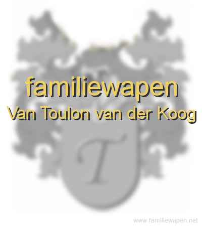 familiewapen Van Toulon van der Koog