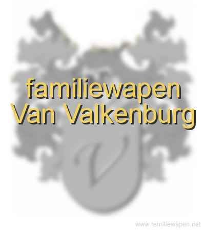 familiewapen Van Valkenburg