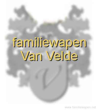 familiewapen Van Velde