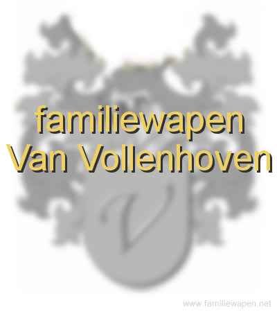 familiewapen Van Vollenhoven