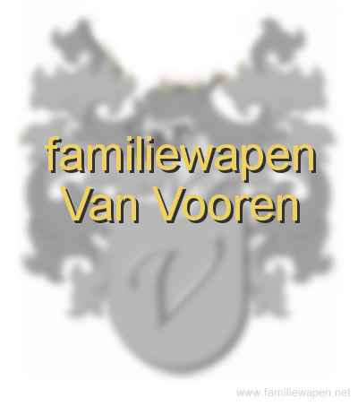 familiewapen Van Vooren