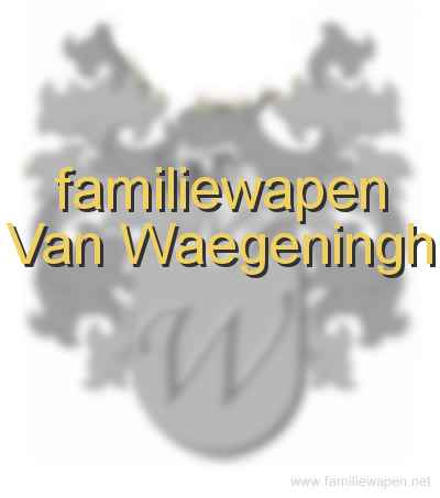 familiewapen Van Waegeningh