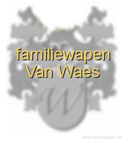 familiewapen Van Waes