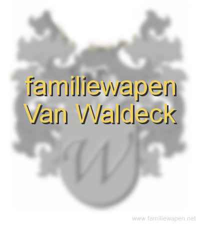 familiewapen Van Waldeck