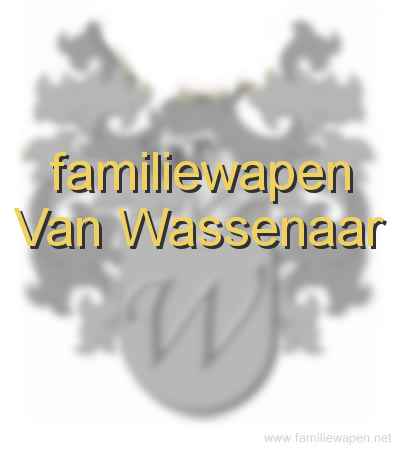 familiewapen Van Wassenaar