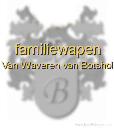 familiewapen Van Waveren van Botshol