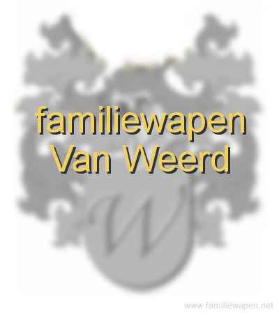 familiewapen Van Weerd