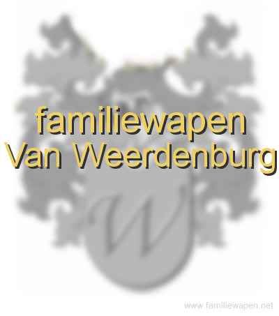 familiewapen Van Weerdenburg